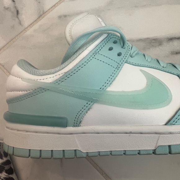 Women’s Nike Dunk Lows in Teal - Picture 8 of 11
